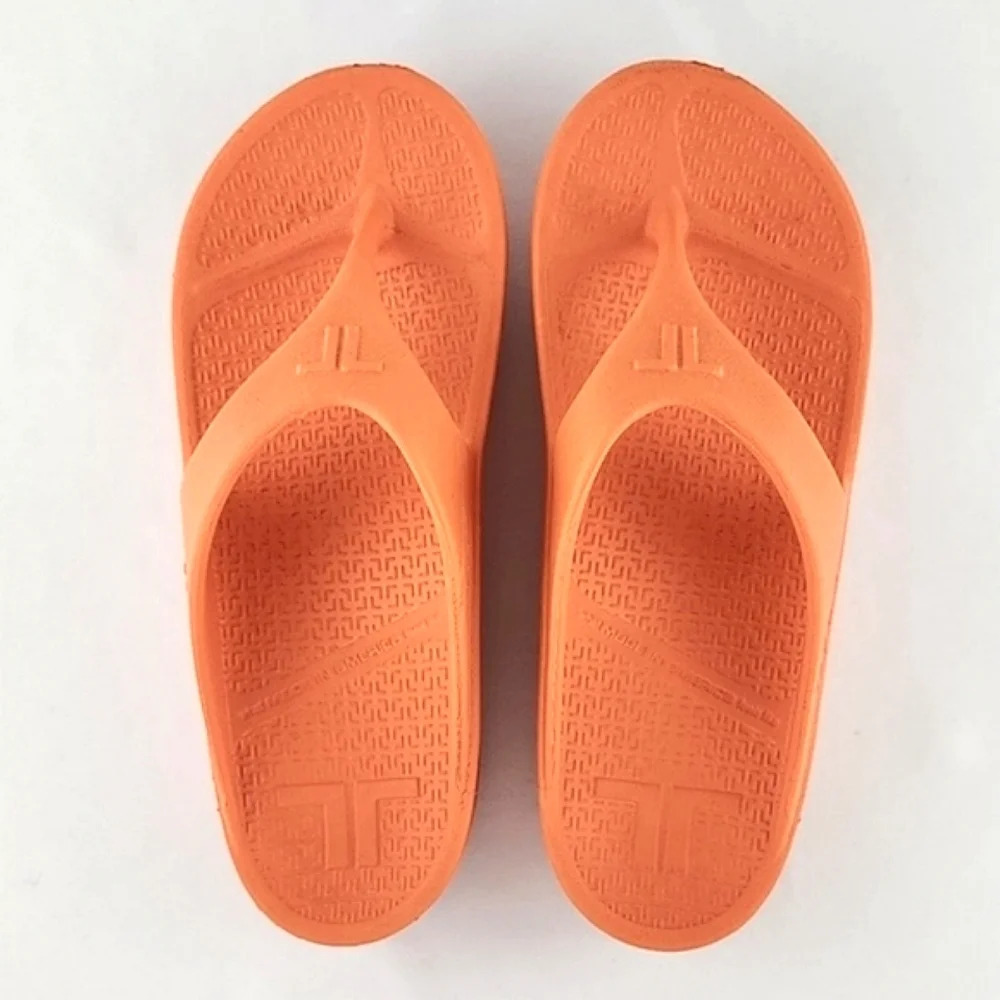 Telic Energy Flip Flop Thong Sandals Sweet  Tangerine Size XS / 6